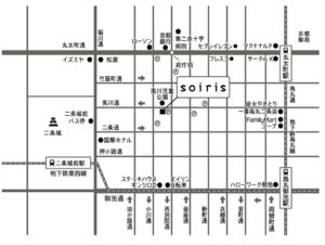 ソアリスの烏丸丸太町駅からの道順(^.^)