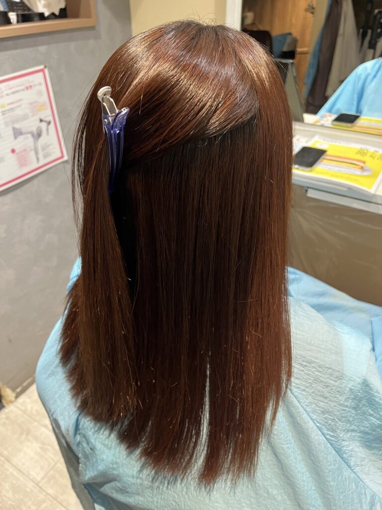 まずは乾かしただけで綺麗に改善…これが一番大事です(^-^)