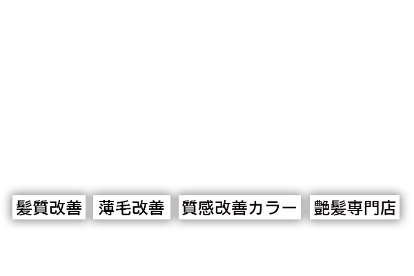 髪質改善/縮毛矯正/トリートメント/薄毛改善